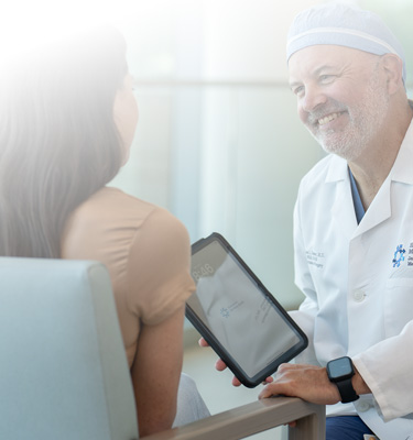 Doctor consulting with patient