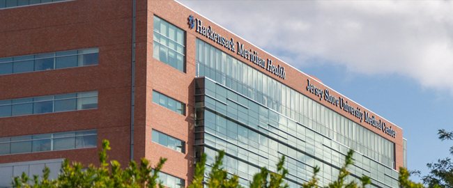 Exterior of Jersey Shore University Medical Building