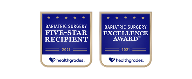 Bariatric Surgery Healthgrades_2021 Awarded