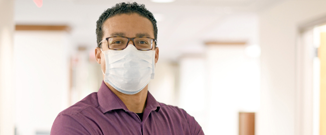 Adult Male with Mask