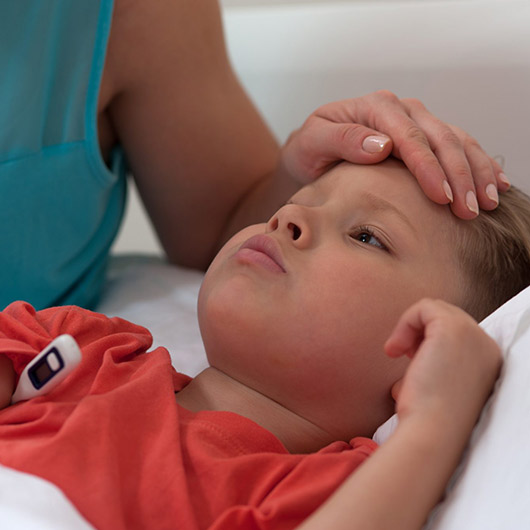 Child feeling ill