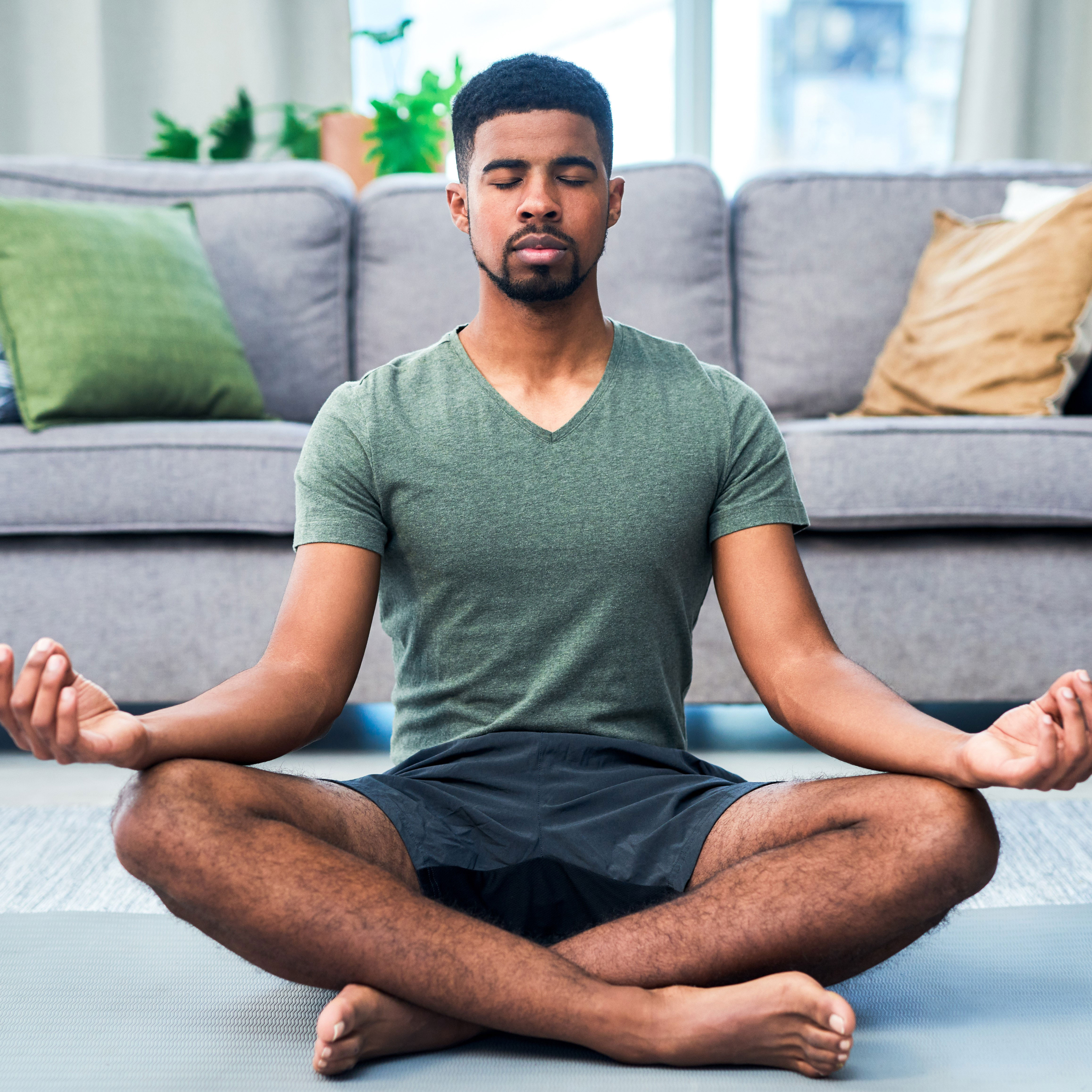 Man Meditating