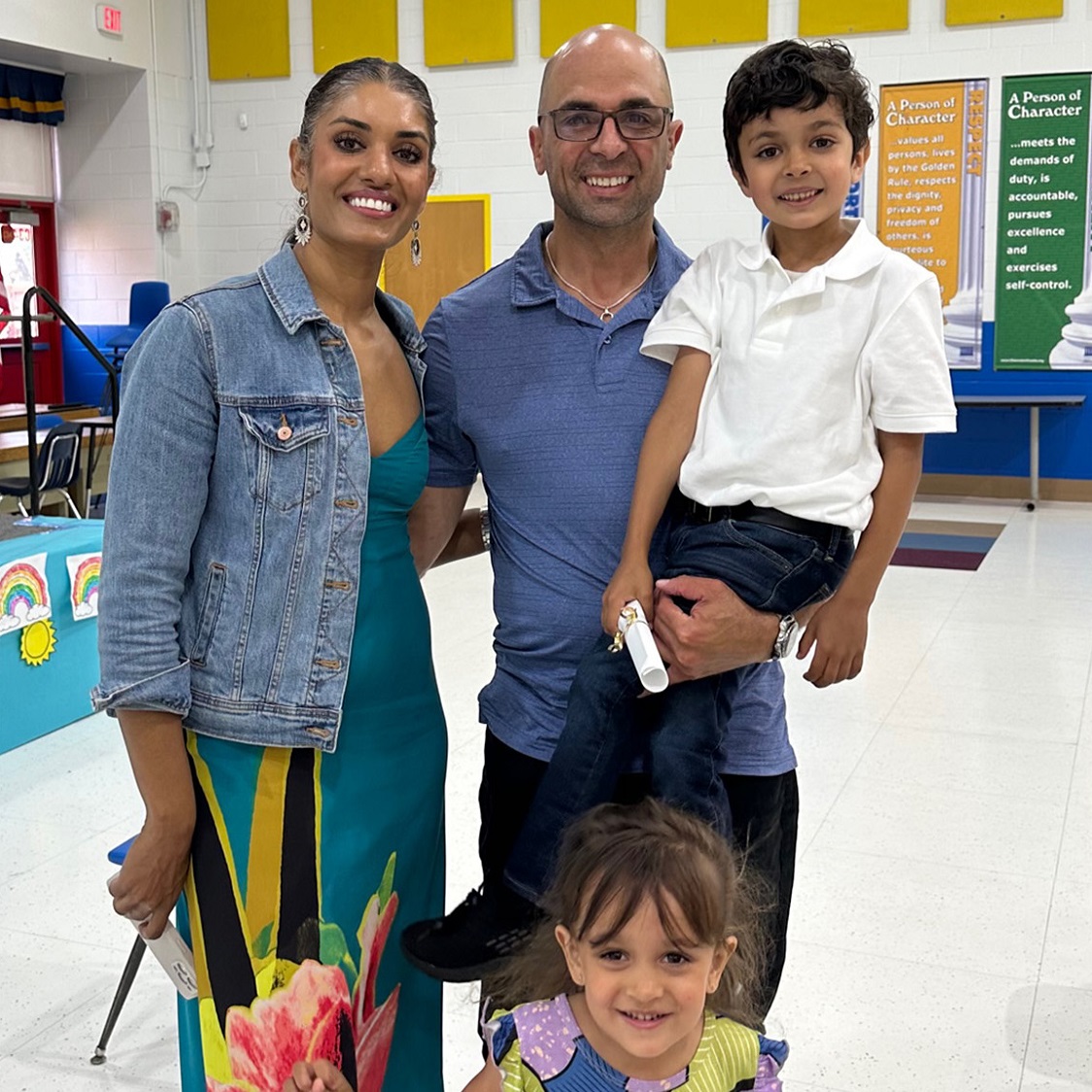 Ambika Alagona and family.
