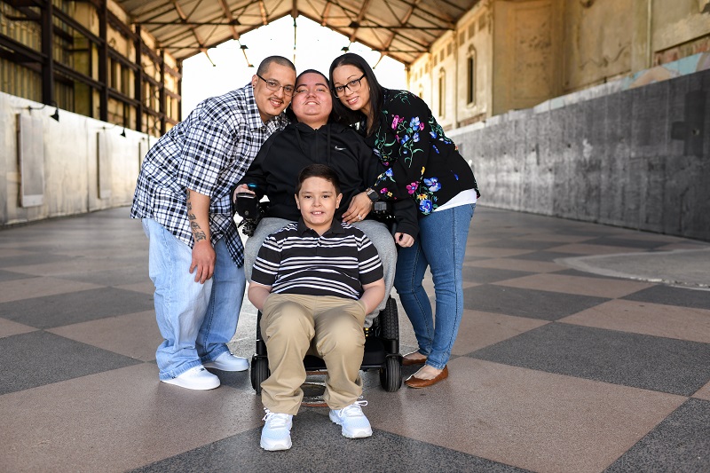 Michael Roman and family together