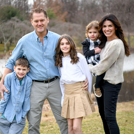 Christian Kraus and his family