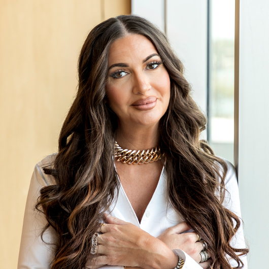 Christen Sachs posing and smiling