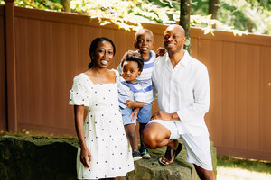 Tobi Okunseinde and his family