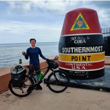 ian radman with bike in Key West