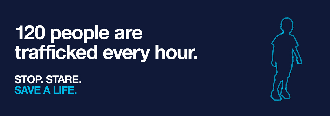 someone is trafficked every day