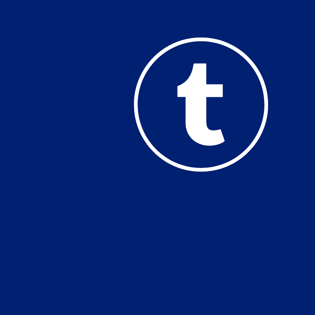 tiktok icon on HMH blue background