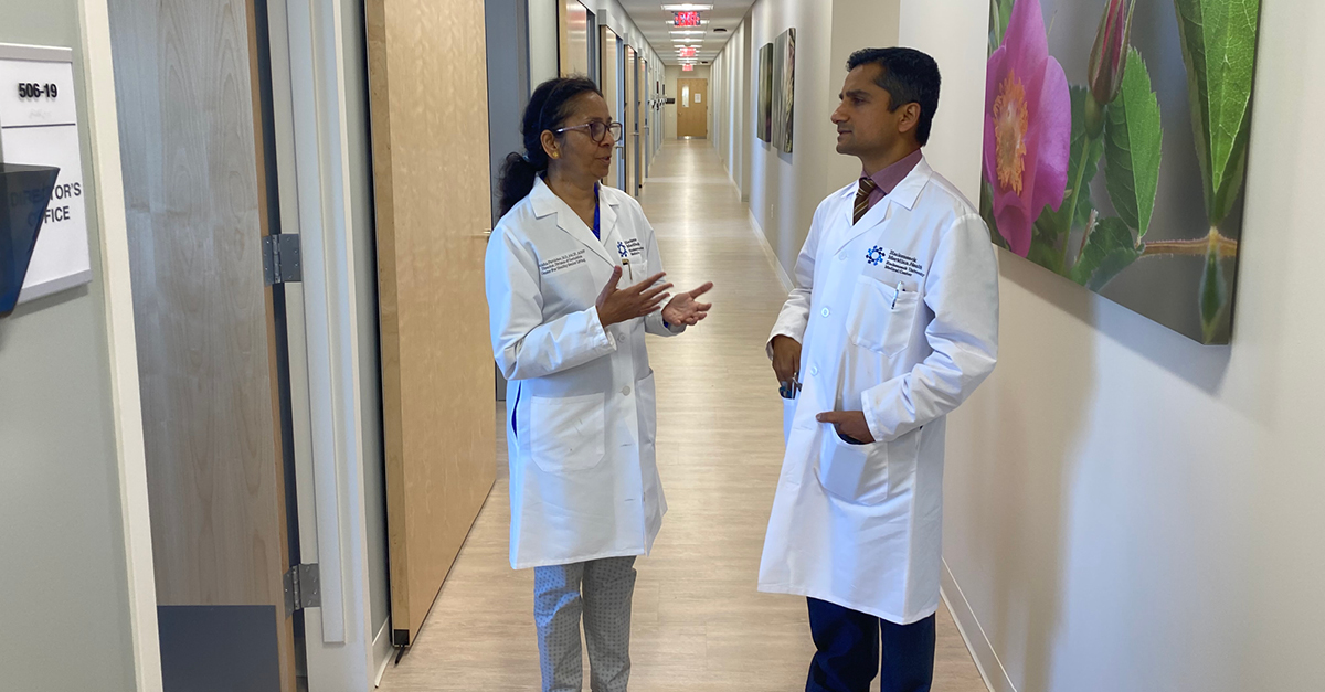 Two Doctors in Discussion