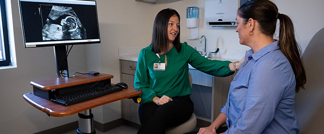 Dr. Maggio at the JFK Women's Center