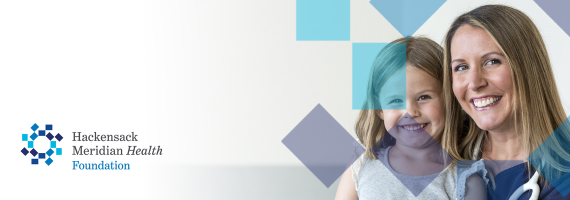 Mom and Daughter with HMH Foundation Logo