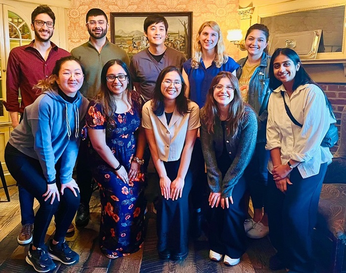 Transition dinner with HUMC IM Residents