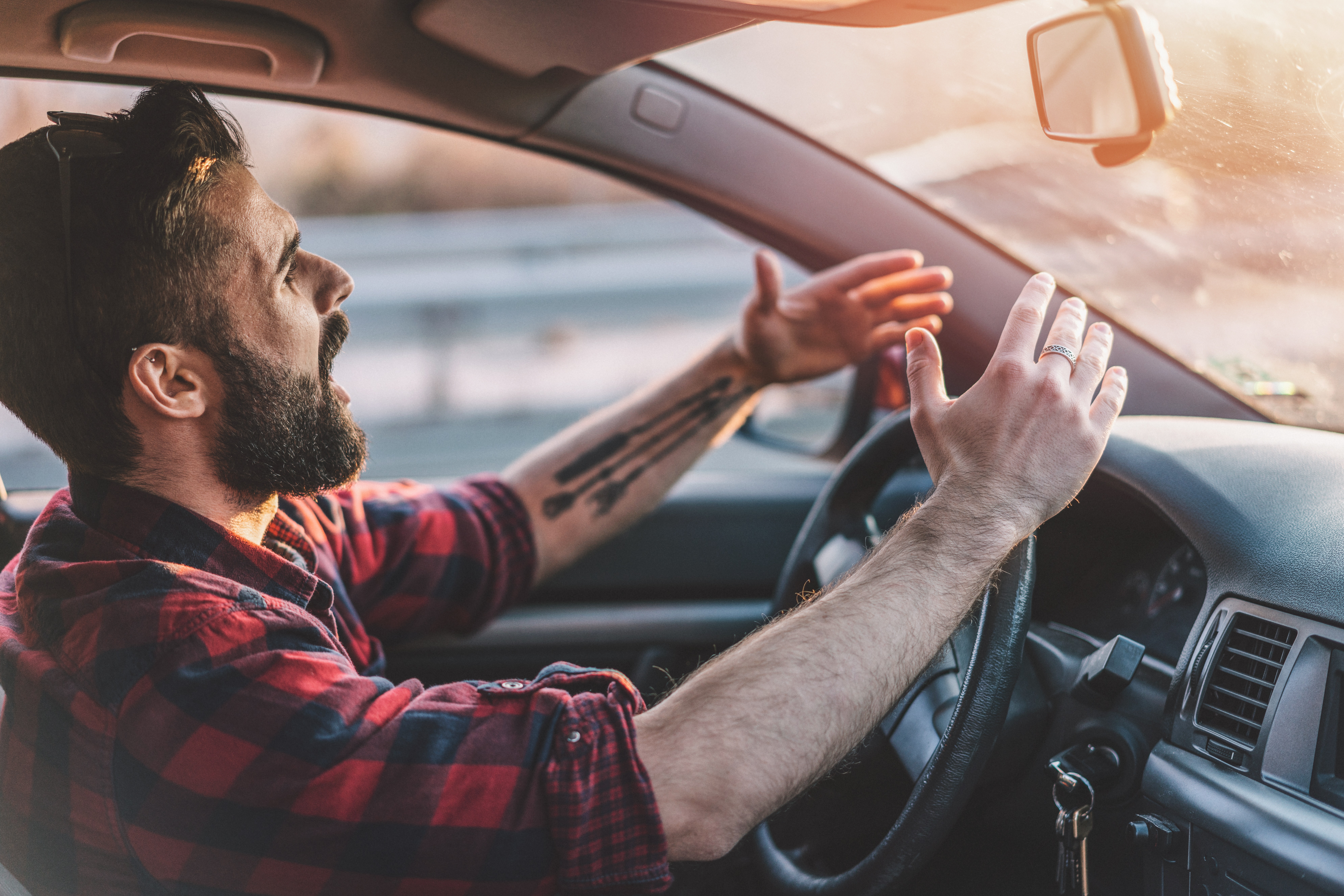 Listening to music while driving may help calm the heart