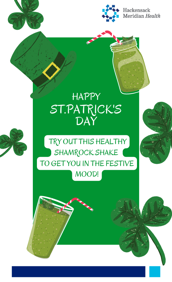 shamrock shake recipe infographic