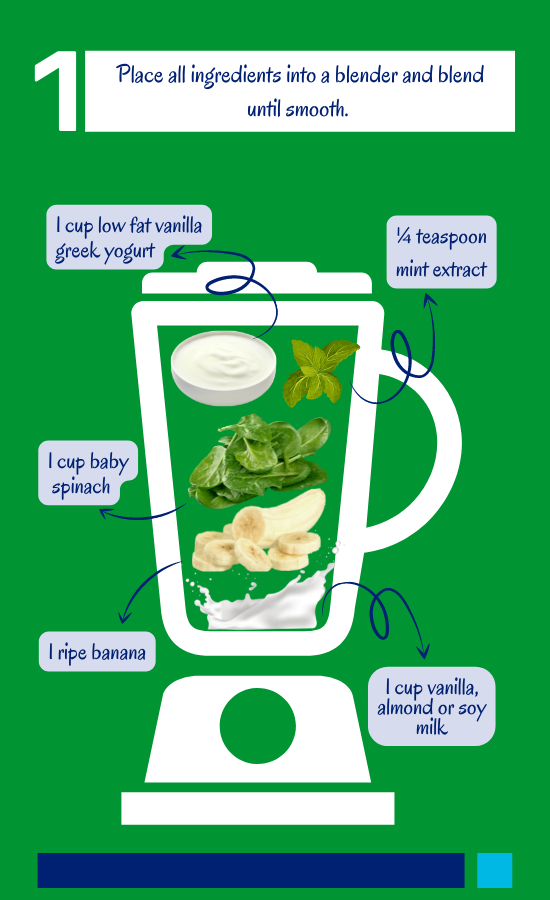 shamrock shake recipe infographic