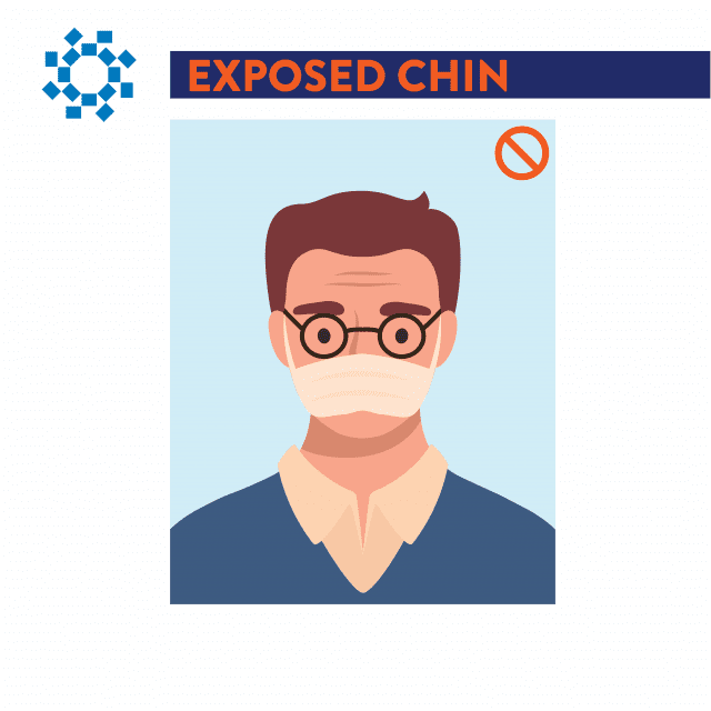 exposed chin masking