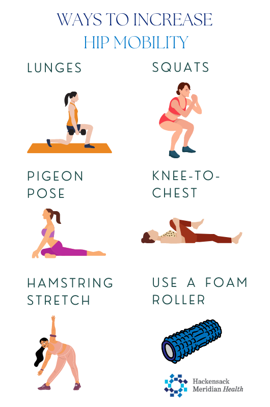 stretches and exercises to improve hip mobility