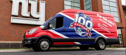 Photo of New York Giants 100th Caravan