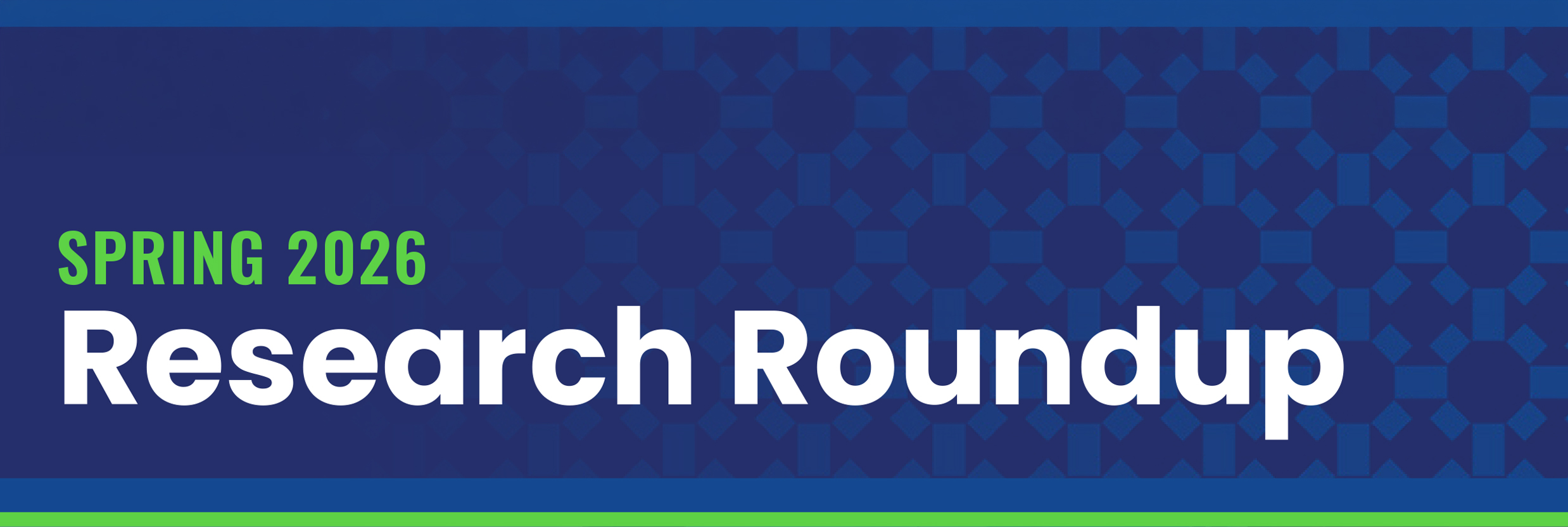 Research Round Up Banner